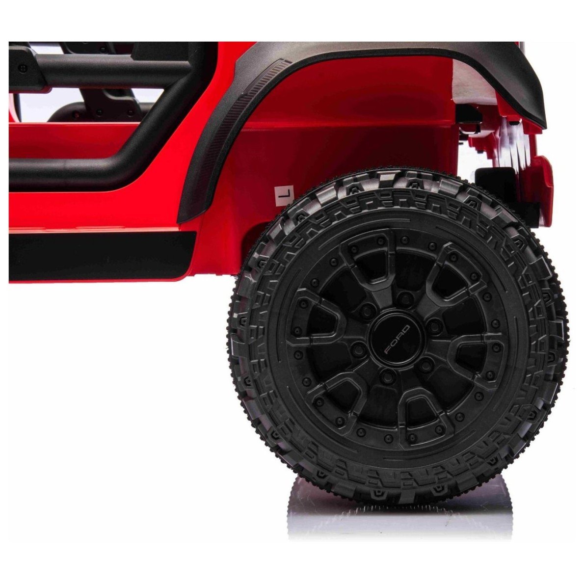 11V avto na daljinca Ford Bronco rdeč, litijeva baterija