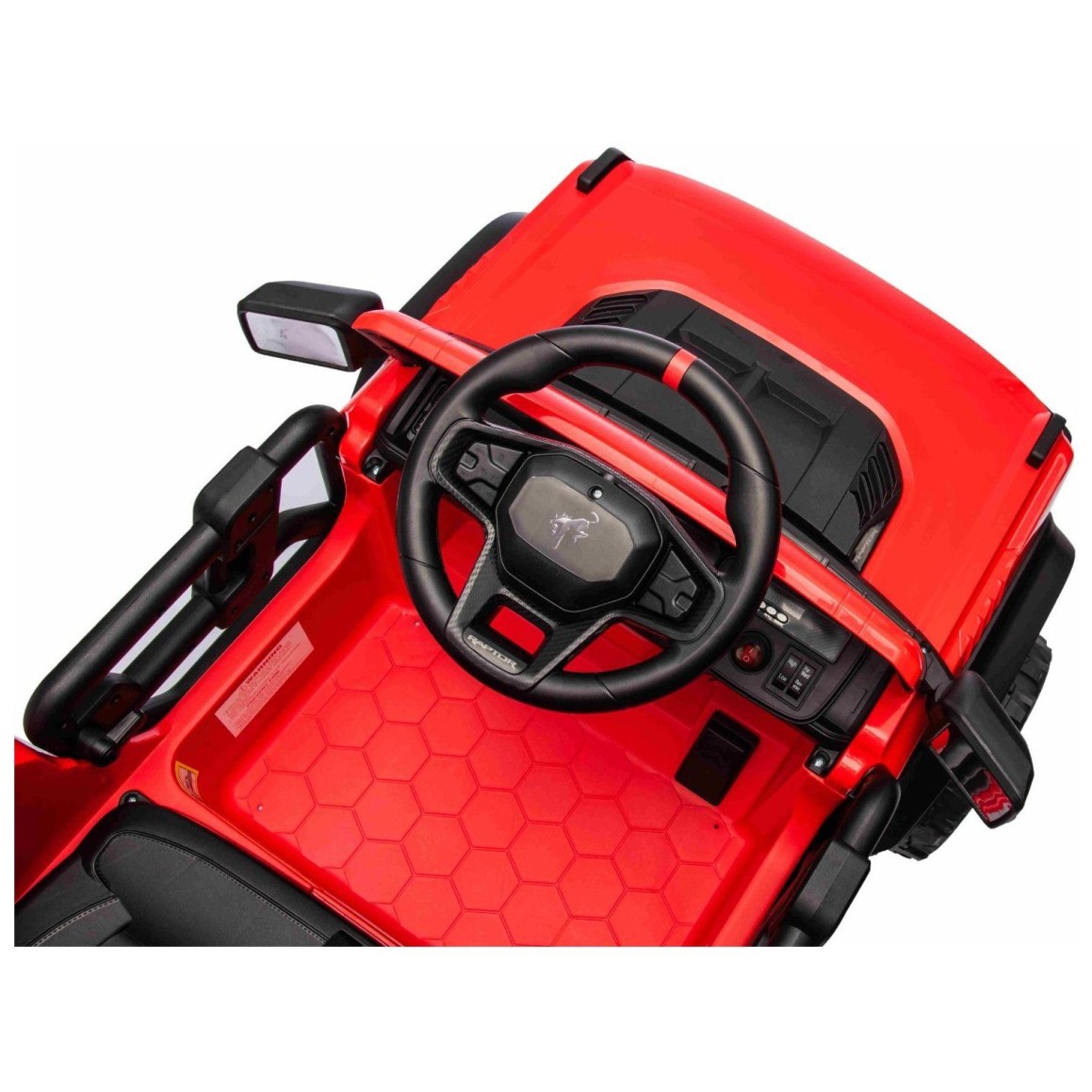 11V avto na daljinca Ford Bronco rdeč, litijeva baterija