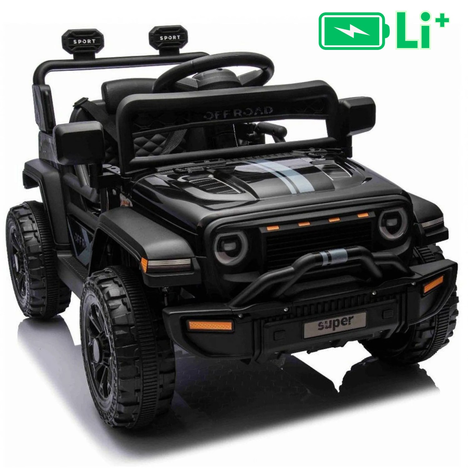 11V auta na akumulator OFFROAD crni, li-ion baterija 11V auta na akumulator OFFROAD crni, li-ion baterija