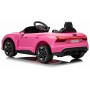 11V auto za djevojčice Audi RS E-tron GT, litij, pink