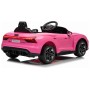 11V auto za djevojčice Audi RS E-tron GT, litij, pink