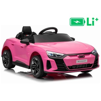 11V avto za deklice  Audi RS E-tron GT, litij, pink