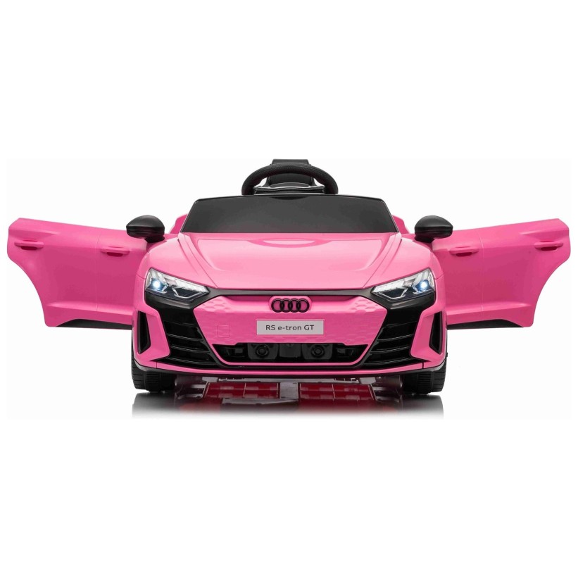 11V auto za djevojčice Audi RS E-tron GT, litij, pink