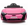 11V auto za djevojčice Audi RS E-tron GT, litij, pink