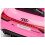 11V auto za djevojčice Audi RS E-tron GT, litij, pink
