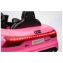 11V auto za djevojčice Audi RS E-tron GT, litij, pink