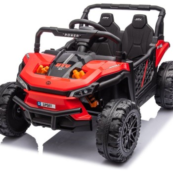 12V avto na akumulator UTV Small, 2x35W, daljinec, rdeč