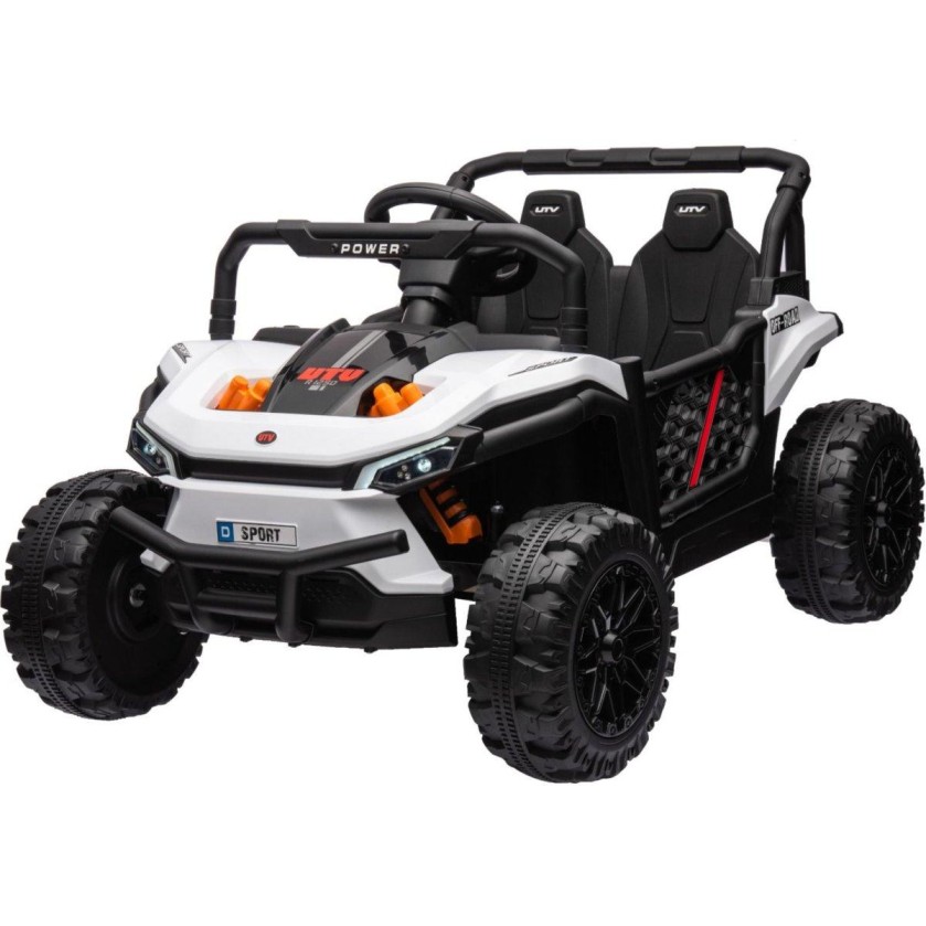 12V avto na akumulator UTV Small, 2x35W, daljinec, bel