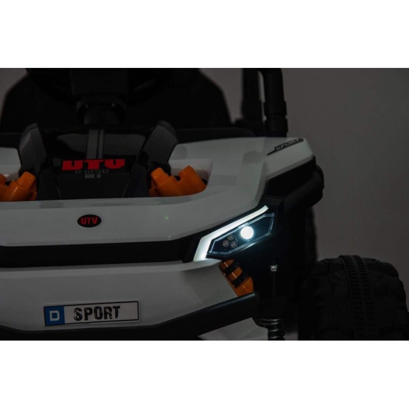 12V avto na akumulator UTV Small, 2x35W, daljinec, bel