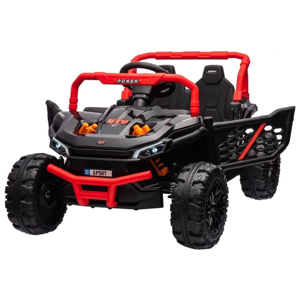 12V auto na akumulator UTV Small, 2x35W, daljinski upravljač, crni