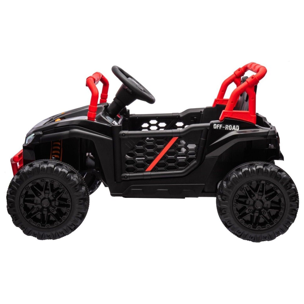 12V auto na akumulator UTV Small, 2x35W, daljinski upravljač, crni