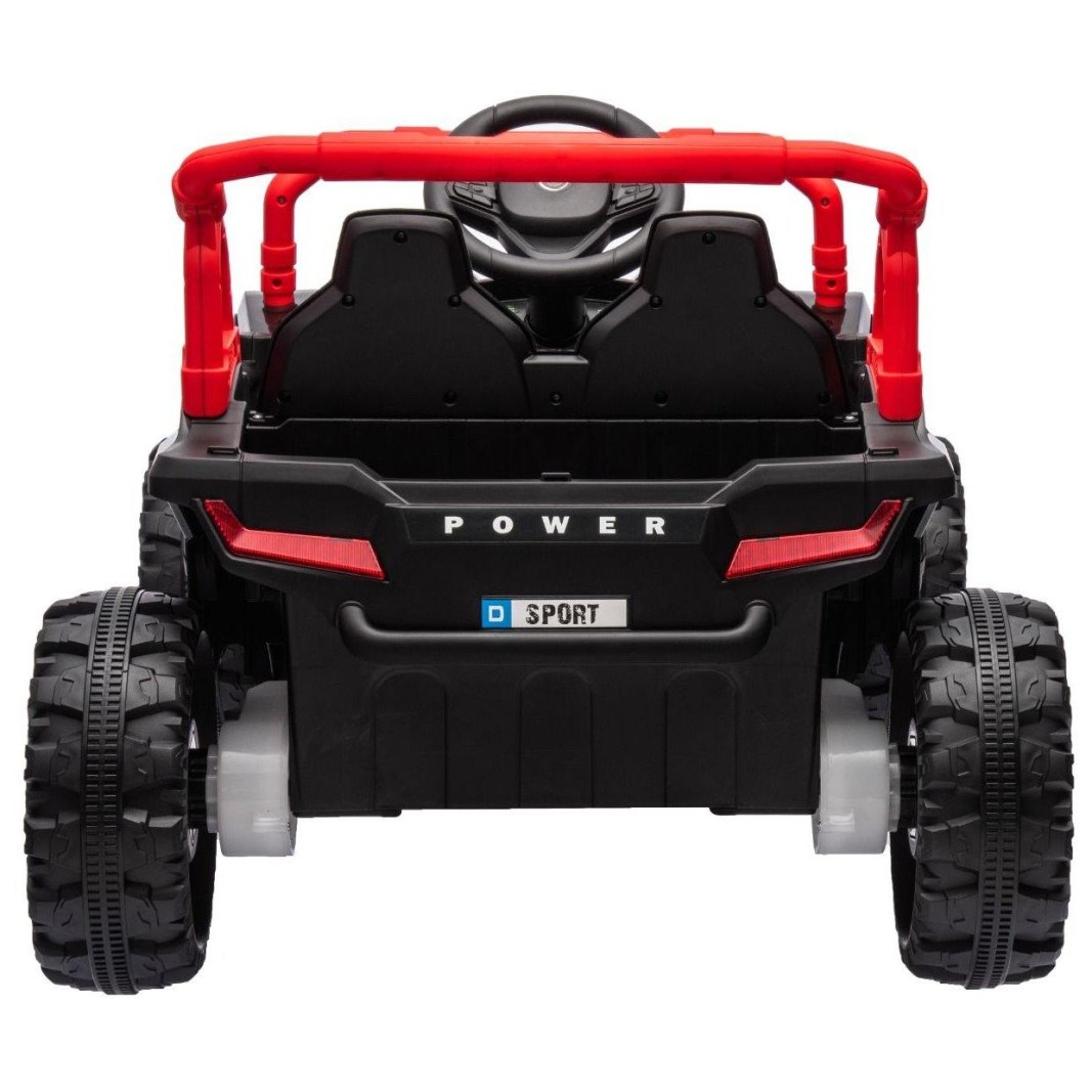 12V auto na akumulator UTV Small, 2x35W, daljinski upravljač, crni