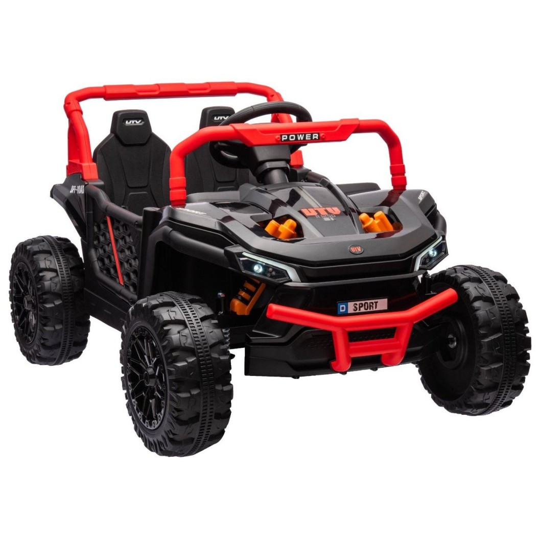 12V auto na akumulator UTV Small, 2x35W, daljinski upravljač, crni