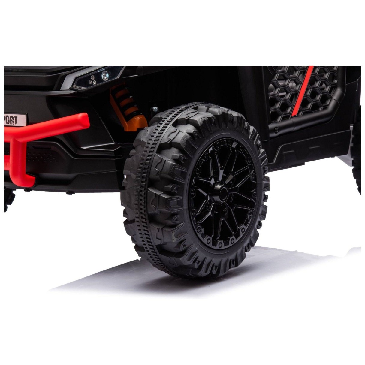 12V auto na akumulator UTV Small, 2x35W, daljinski upravljač, crni