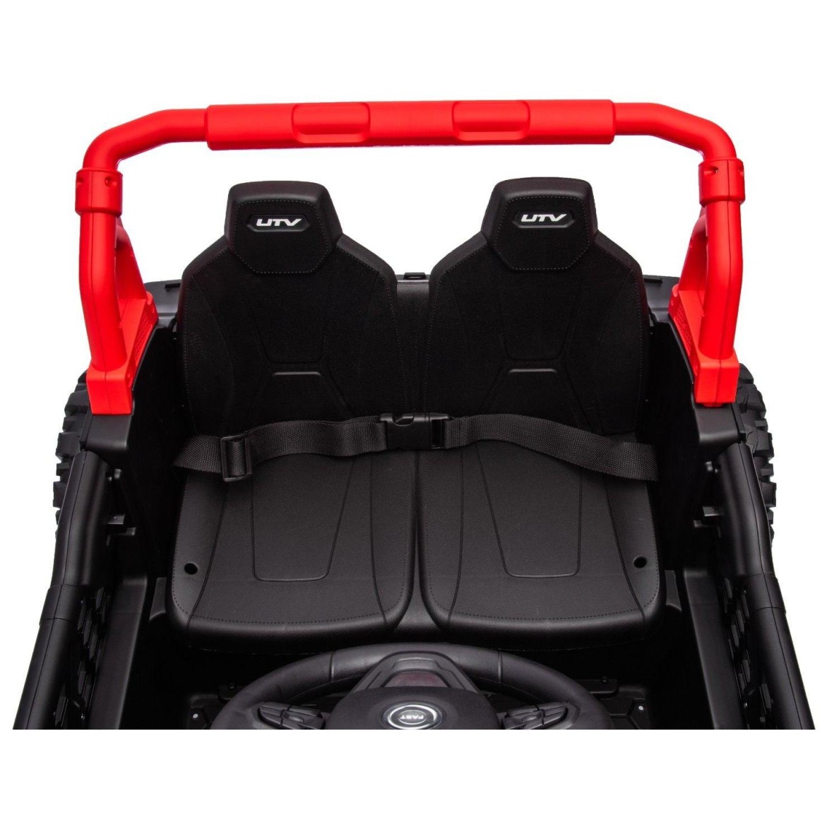 12V auto na akumulator UTV Small, 2x35W, daljinski upravljač, crni