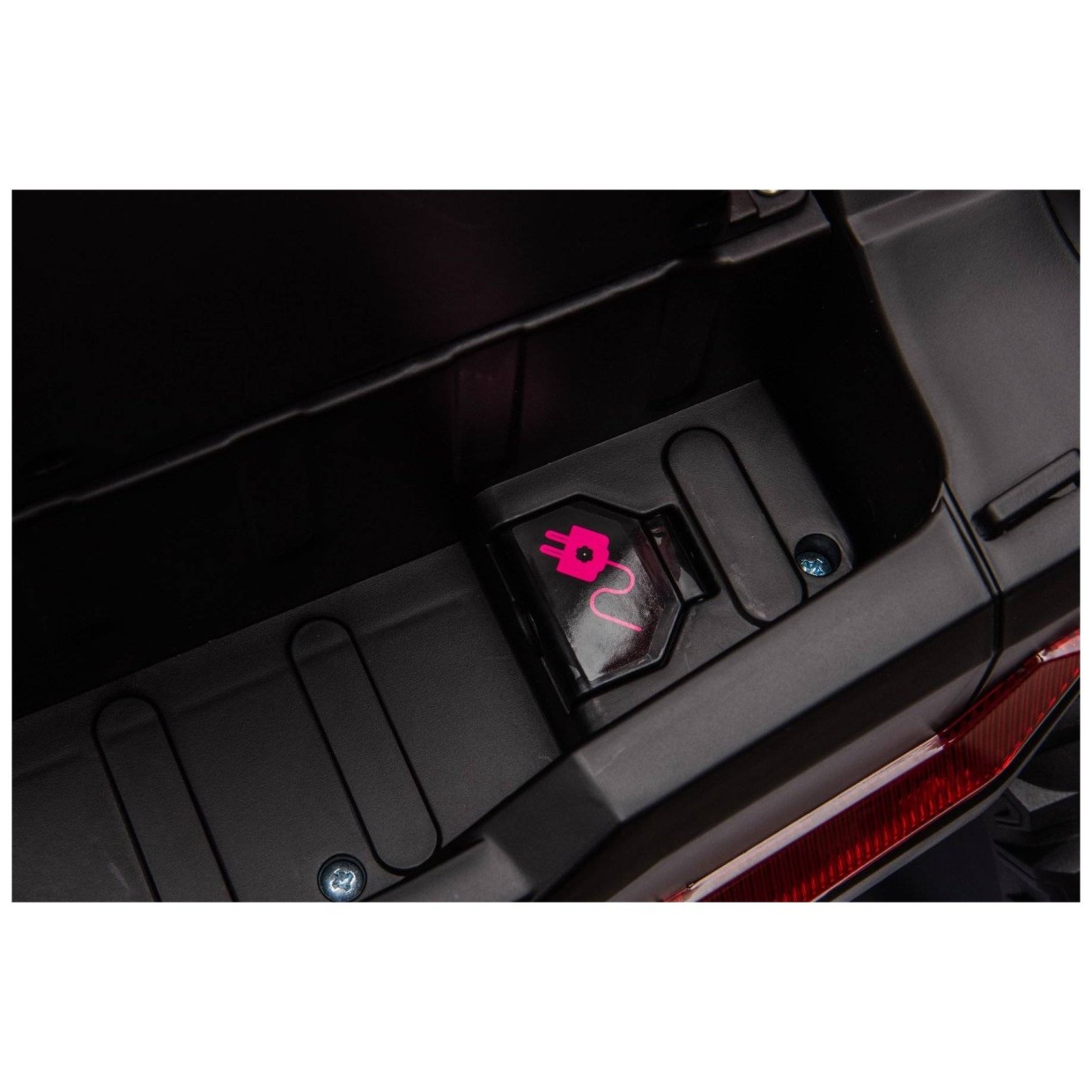 12V auto na akumulator UTV Small, 2x35W, daljinski upravljač, crni