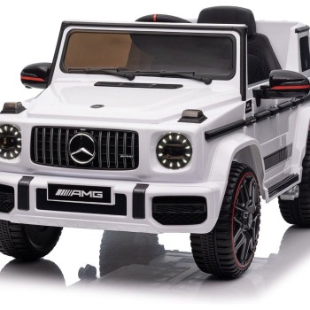 11V avto na daljinca Mercedes G, 50W, do 25kg, bel