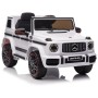 11V autić na daljinski upravljanje Mercedes G, 50W, do 25kg, bijeli