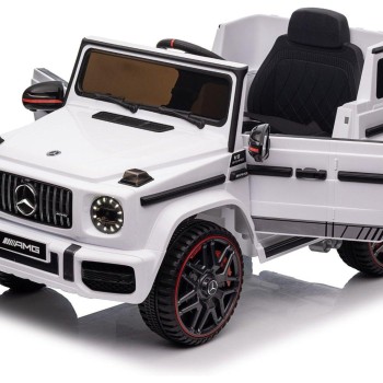 11V avto na daljinca Mercedes G, 50W, do 25kg, bel