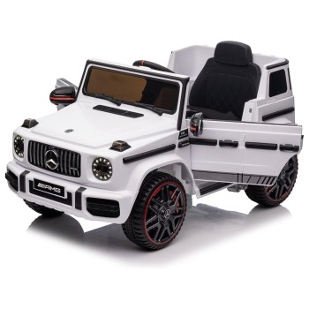 11V autić na daljinski upravljanje Mercedes G, 50W, do 25kg, bijeli