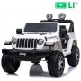 12V JEEP Wrangler RUBICON 4x4 Li - auto na akumulator, bijeli