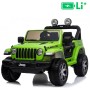 12V JEEP Wrangler RUBICON 4x4 Li - avto na akumulator, zelen