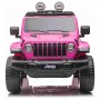 12V JEEP Wrangler RUBICON 4x4 Li - auto na akumulator, ružičasti