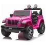 12V JEEP Wrangler RUBICON 4x4 Li - auto na akumulator, ružičasti