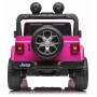 12V JEEP Wrangler RUBICON 4x4 Li - auto na akumulator, ružičasti