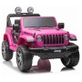 12V JEEP Wrangler RUBICON 4x4 Li - auto na akumulator, ružičasti