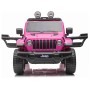 12V JEEP Wrangler RUBICON 4x4 Li - auto na akumulator, ružičasti