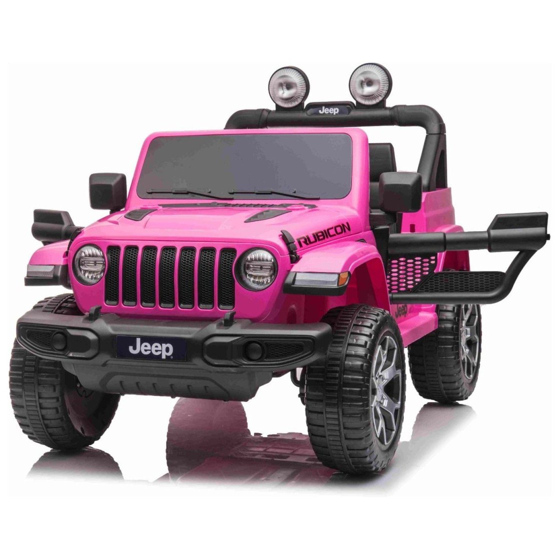 12V JEEP Wrangler RUBICON 4x4 Li - auto na akumulator, ružičasti