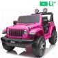 12V JEEP Wrangler RUBICON 4x4 Li - avto na akumulator, pink