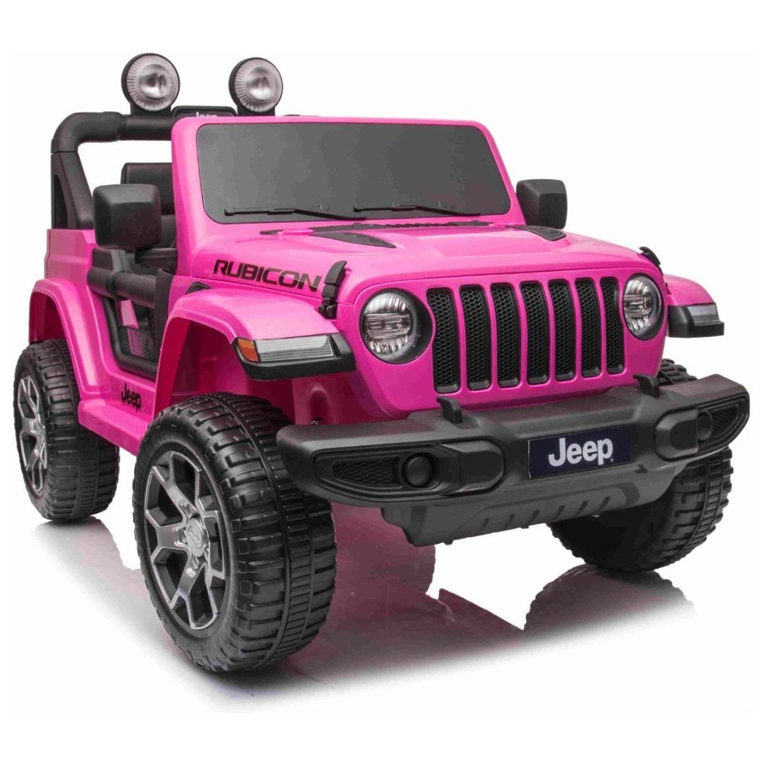 12V JEEP Wrangler RUBICON 4x4 Li - auto na akumulator, ružičasti