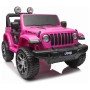 12V JEEP Wrangler RUBICON 4x4 Li - auto na akumulator, ružičasti