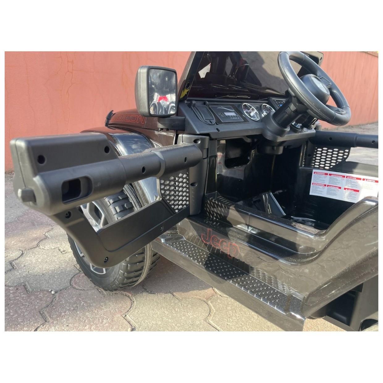 12V JEEP Wrangler RUBICON 4x4 Li - auto na akumulator, ružičasti