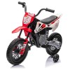 12V motor za otroke MOTOCROSS, 2x 25w, rdeč