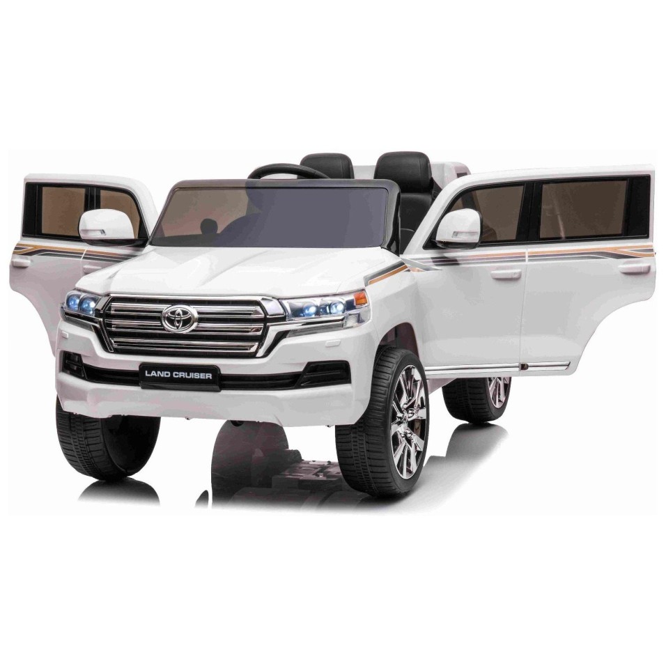 12V Toyota Landcruiser - avto na akumulator, bel 12V Toyota Landcruiser - avto na akumulator, bel