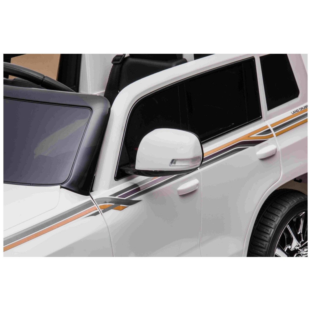 12V Toyota Landcruiser - avto na akumulator, bel 12V Toyota Landcruiser - avto na akumulator, bel