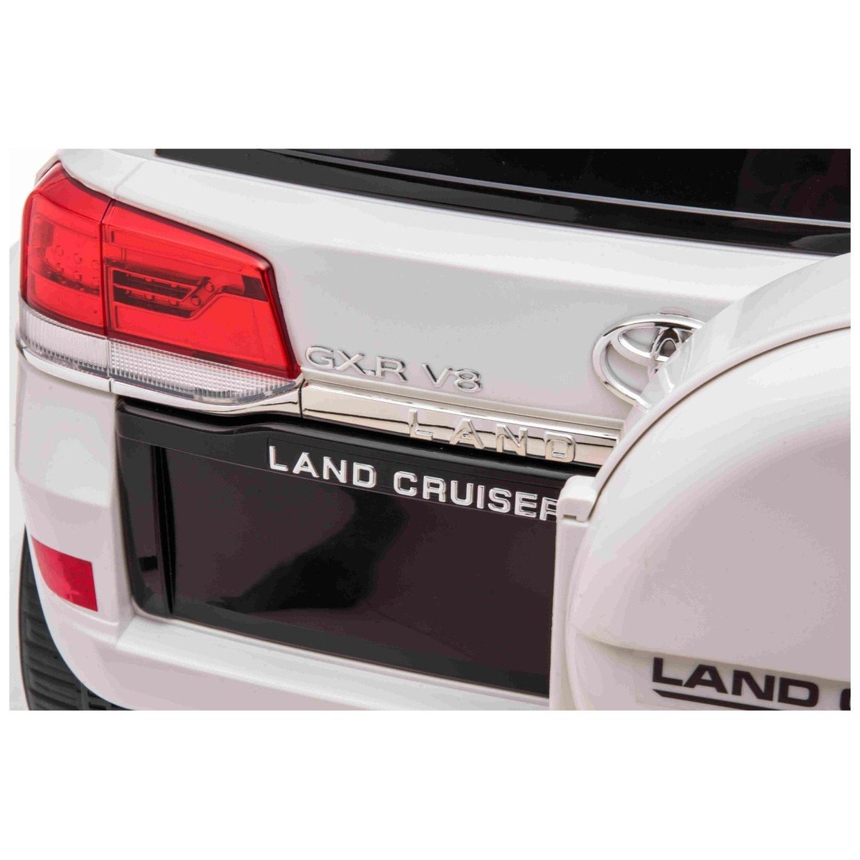 12V Toyota Landcruiser - avto na akumulator, bel 12V Toyota Landcruiser - avto na akumulator, bel