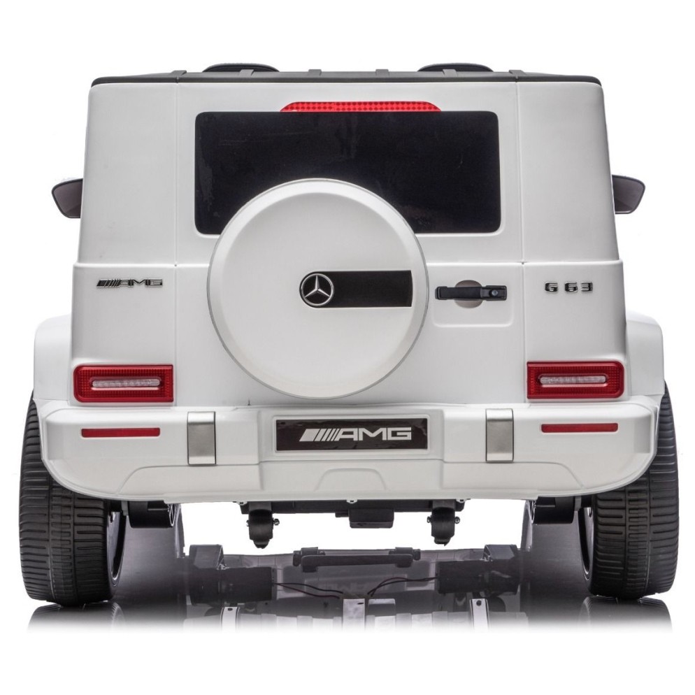 18V Mercedes-Benz G63 AMG 4x4, 200W - auto na akumulator, bijeli 18V Mercedes-Benz G63 AMG 4x4, 200W - auto na akumulator, bijeli