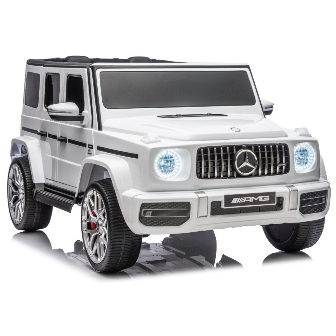 18V Mercedes-Benz G63 AMG 4x4, 200W - auto na akumulator, bijeli 18V Mercedes-Benz G63 AMG 4x4, 200W - auto na akumulator, bijeli
