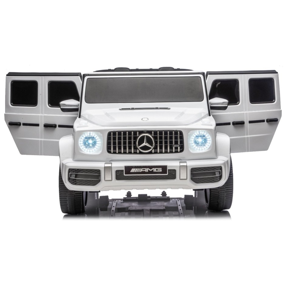18V Mercedes-Benz G63 AMG 4x4, 200W - auto na akumulator, bijeli 18V Mercedes-Benz G63 AMG 4x4, 200W - auto na akumulator, bijeli