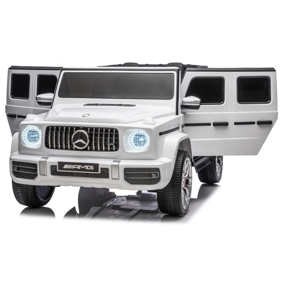 18V Mercedes-Benz G63 AMG 4x4, 200W - auto na akumulator, bijeli 18V Mercedes-Benz G63 AMG 4x4, 200W - auto na akumulator, bijeli