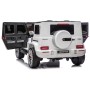 18V Mercedes-Benz G63 AMG 4x4, 200W - auto na akumulator, bijeli 18V Mercedes-Benz G63 AMG 4x4, 200W - auto na akumulator, bijeli