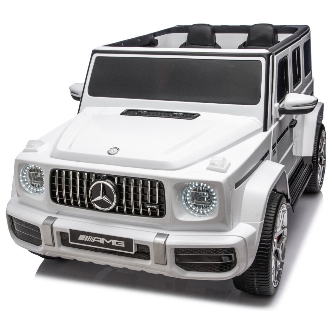18V Mercedes-Benz G63 AMG 4x4, 200W - auto na akumulator, bijeli 18V Mercedes-Benz G63 AMG 4x4, 200W - auto na akumulator, bijeli
