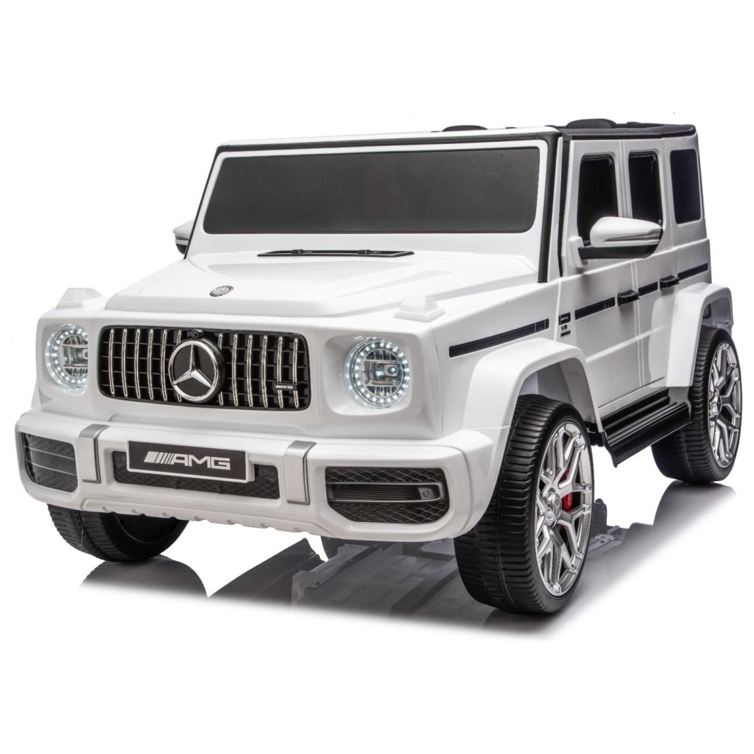 18V Mercedes-Benz G63 AMG 4x4, 200W - auto na akumulator, bijeli 18V Mercedes-Benz G63 AMG 4x4, 200W - auto na akumulator, bijeli
