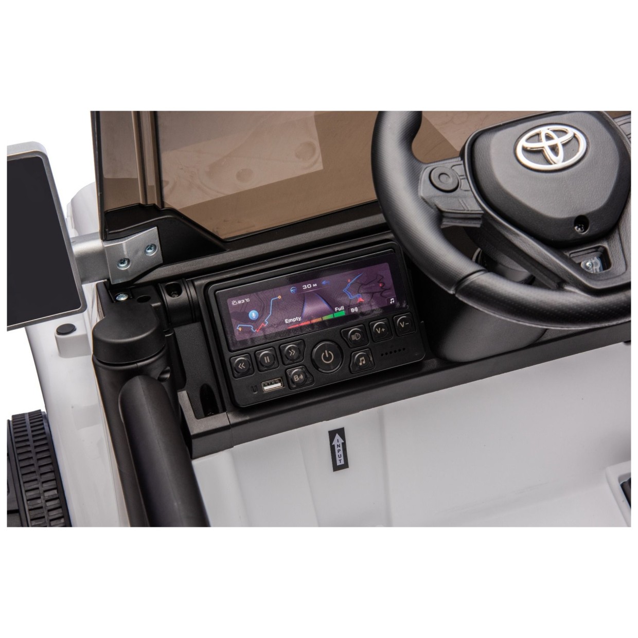 22V avto na daljinca 4x4 Toyota FJ Cruiser XXL, li-ion, bel