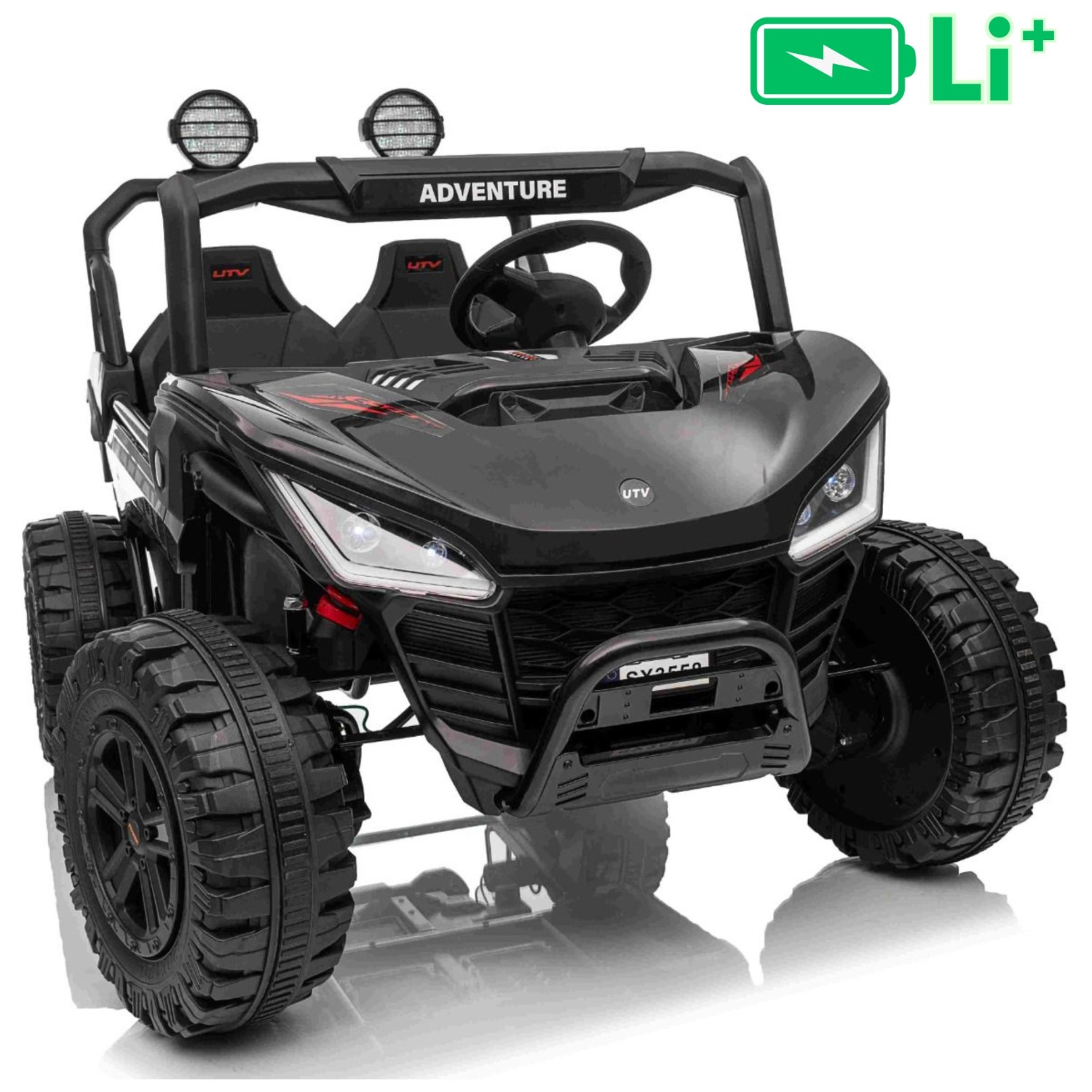 22V avto na akumulator T-REX Ride 4x4, Li baterija, črn