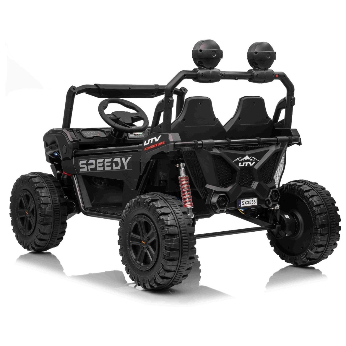 22V avto na akumulator T-REX Ride 4x4, Li baterija, črn